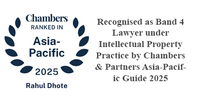 Recognised as Band 4 Lawyer under Intellectual Property Practice