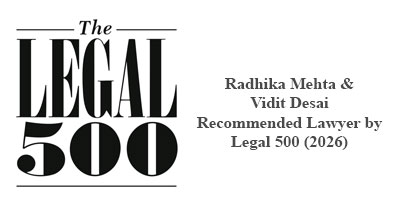 Radhika Mehta & Vidit Desai Recommended Lawyer by Legal 500 (2026)